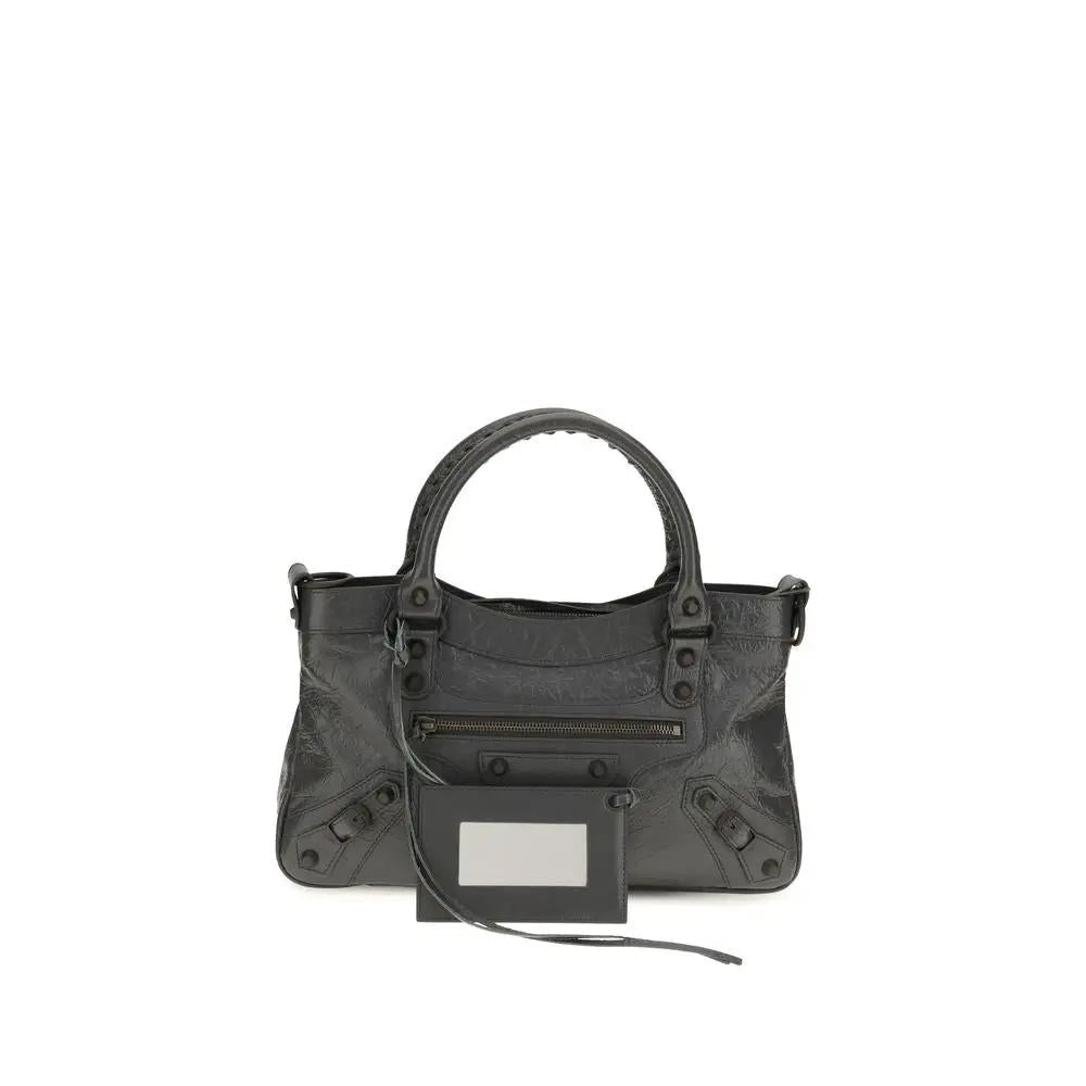 Balenciaga Balenciaga Gray Lamb Ovis Aries Shoulder Bag