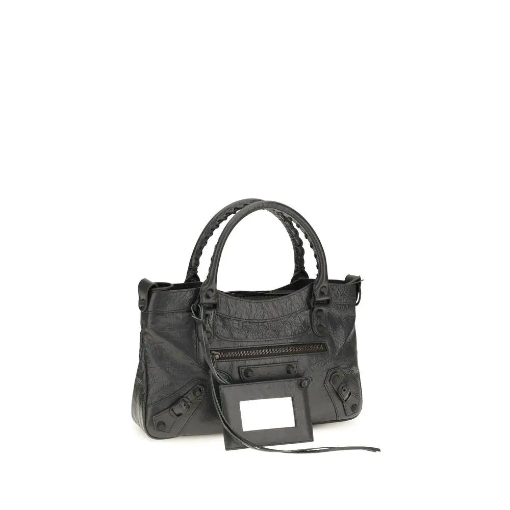 Balenciaga Gray Lamb Ovis Aries Shoulder Bag