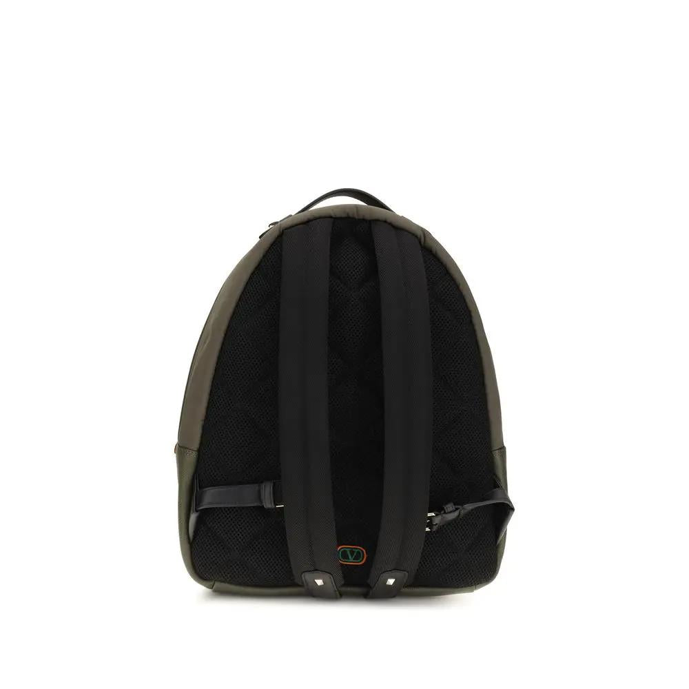 Valentino Garavani Bicolor Fabric Backpack