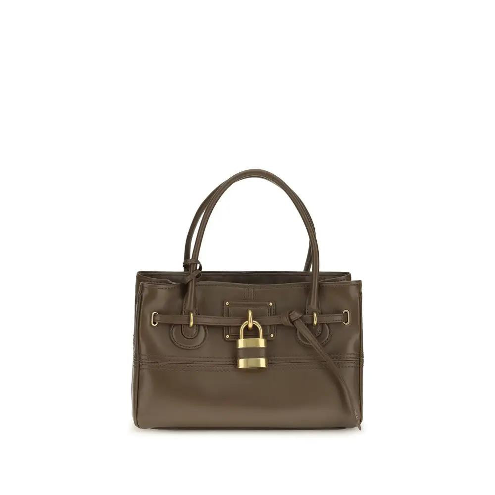 Chloé Brown Buffalo Leather Shoulder Bag