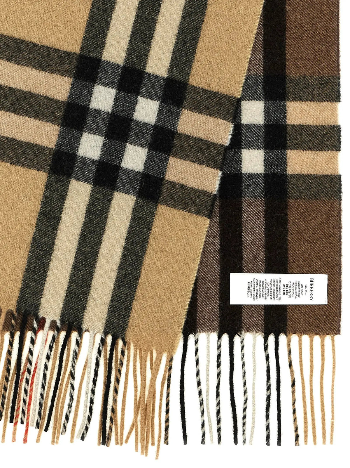 Écharpe en cachemire beige Burberry