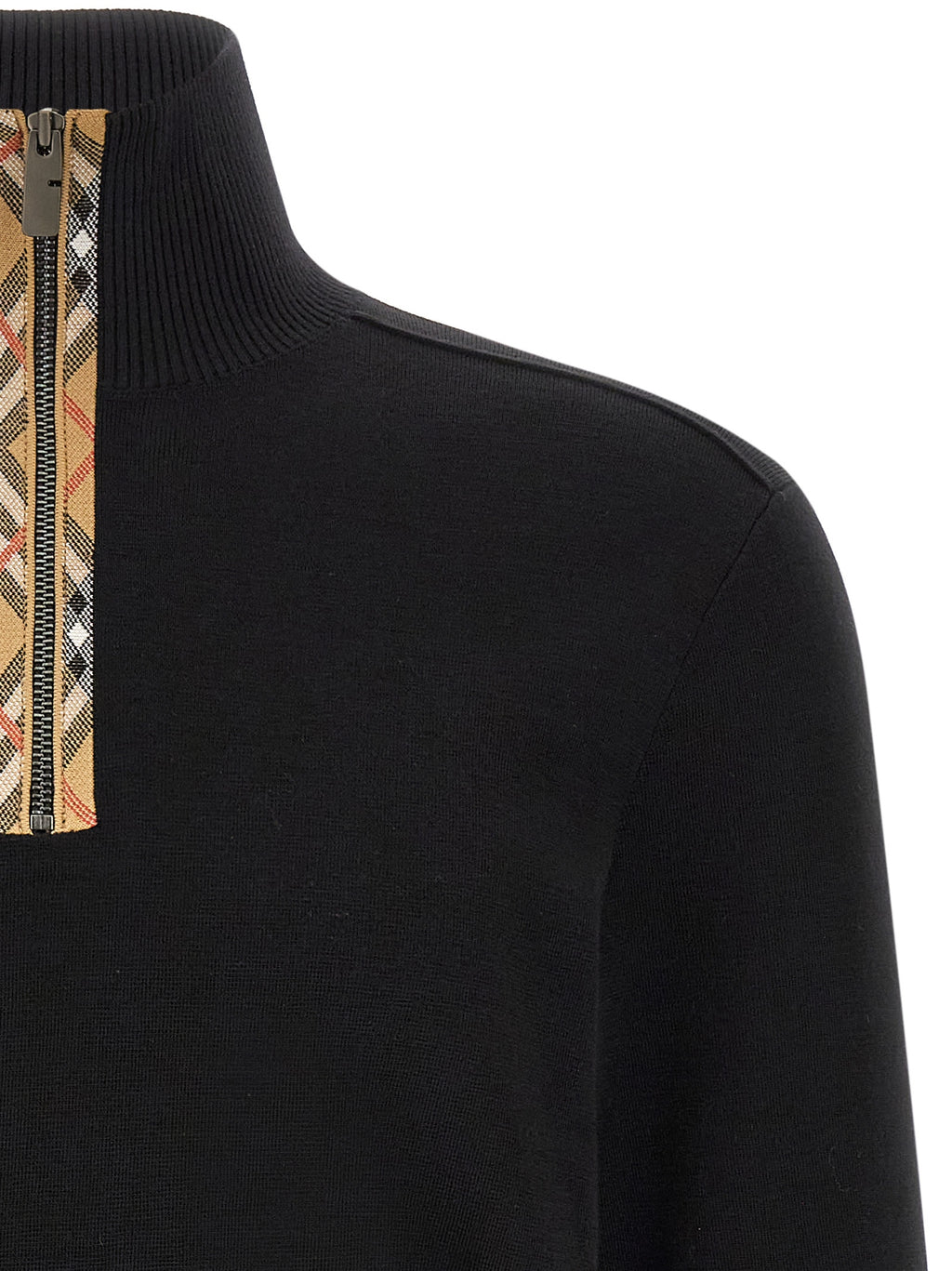 Cardigan Burberry en laine noire
