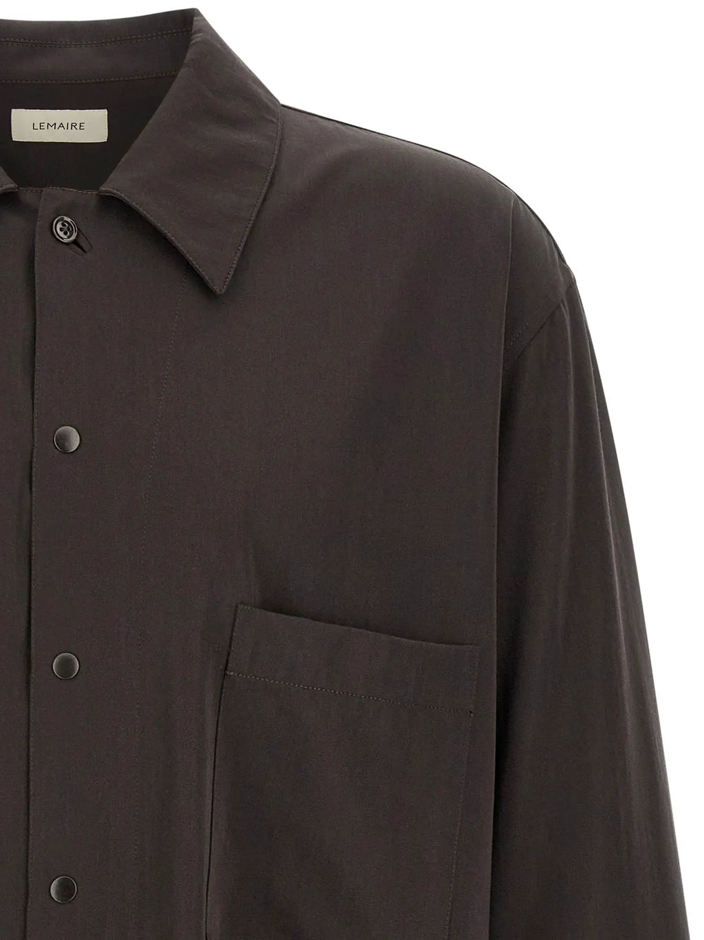 Lemaire Brown Wool Blouse