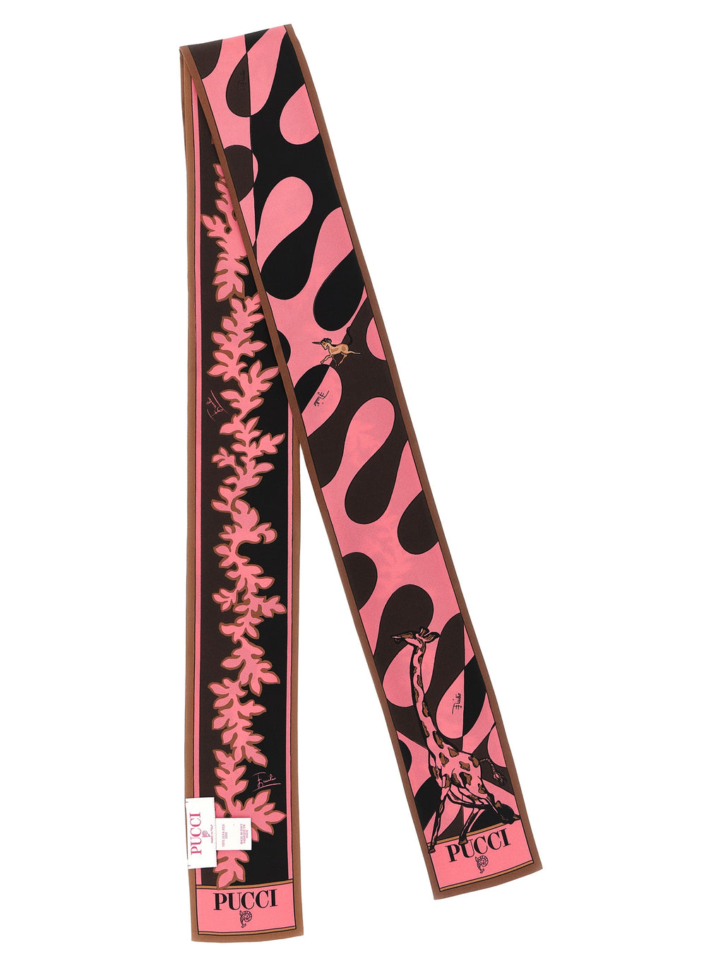 Foulard en soie multicolore Emilio Pucci