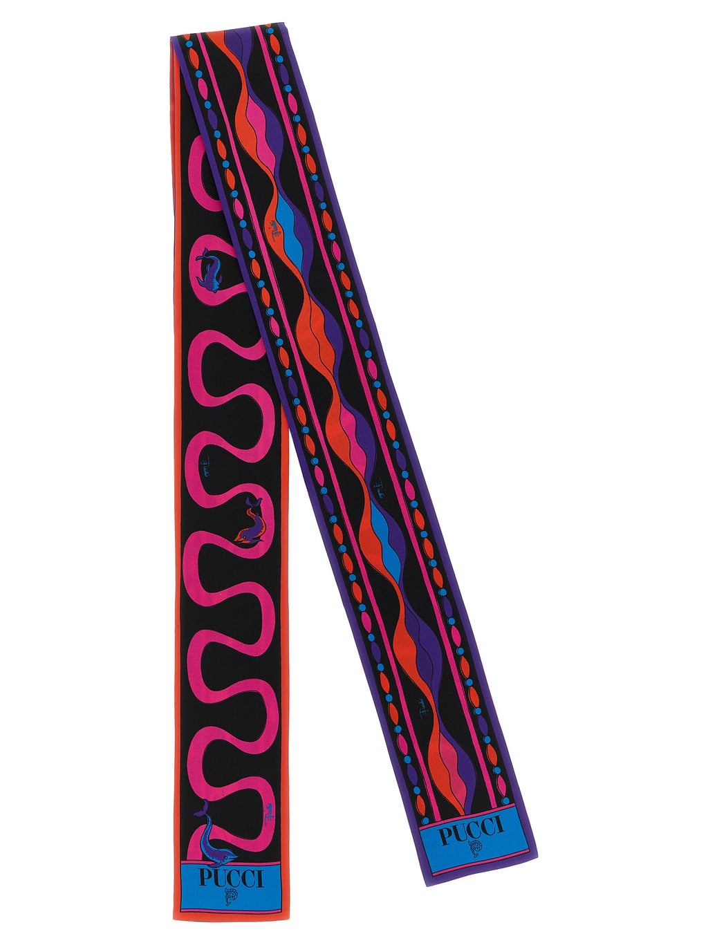 Foulard en soie multicolore Emilio Pucci