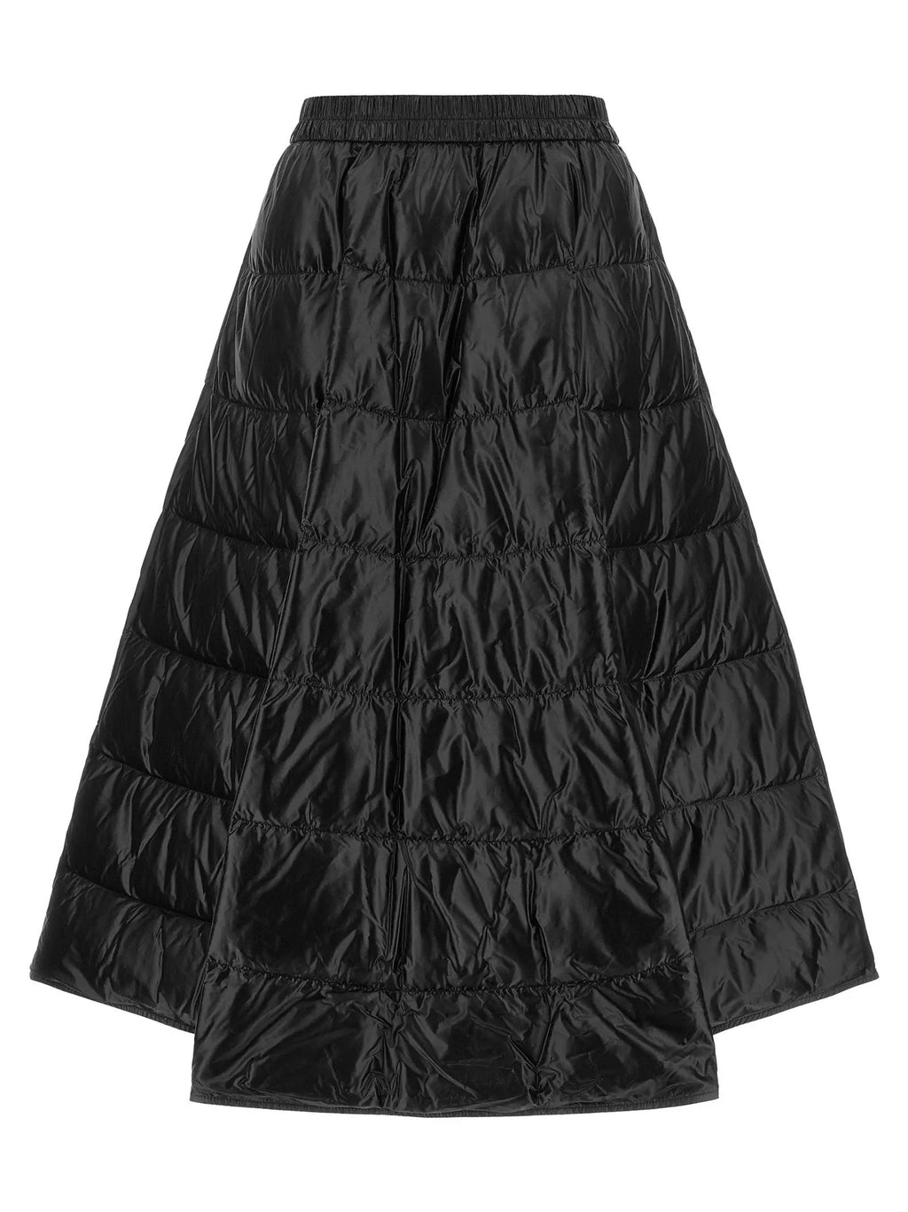 Jupe midi Moncler en polyamide noir