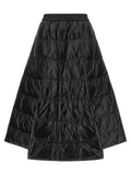 Jupe midi Moncler en polyamide noir