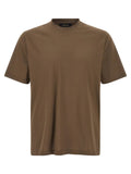 Brioni Brown Cotton T-Shirt