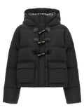 Veste longue en polyamide noir Ganni