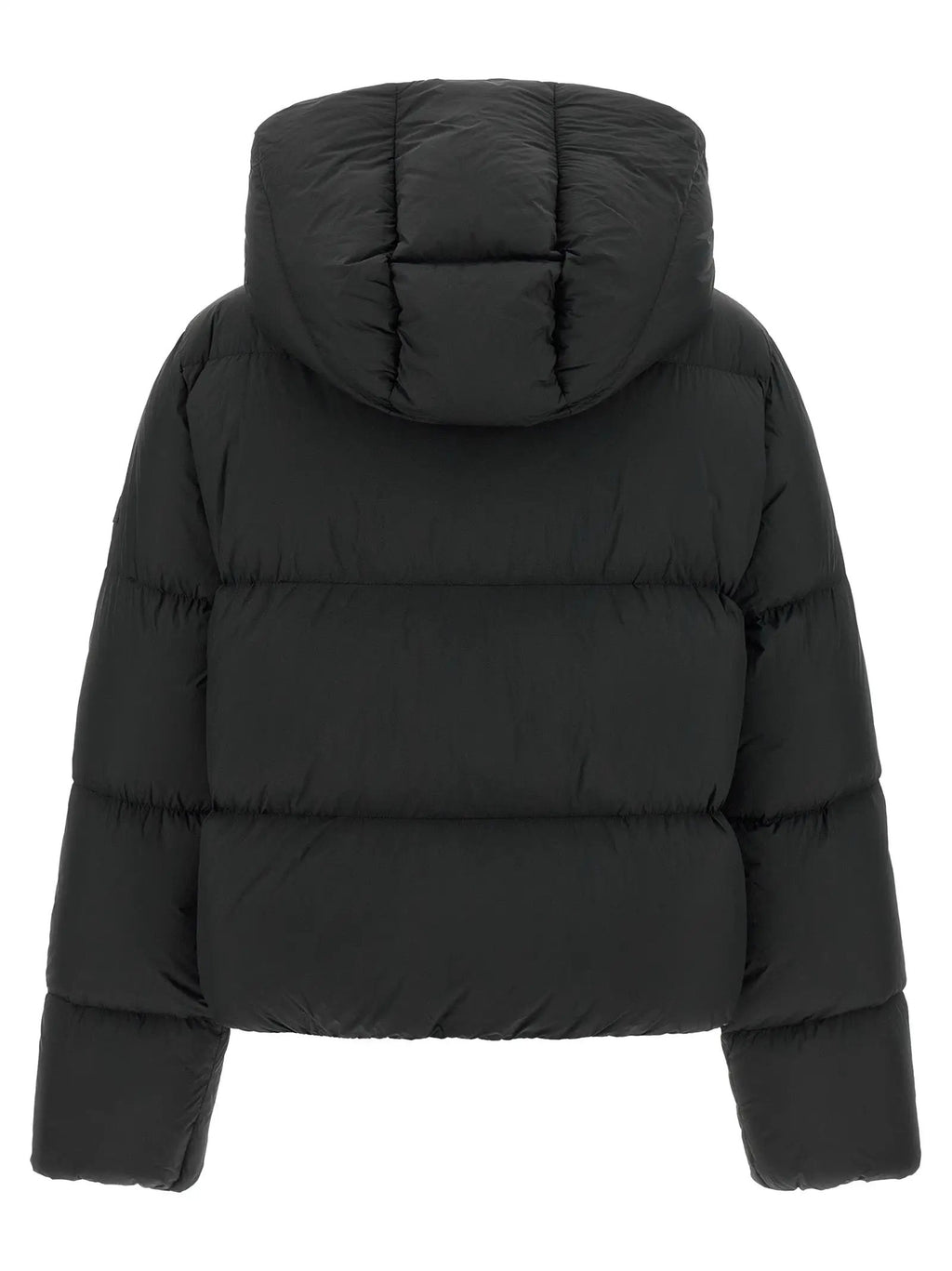 Veste longue en polyamide noir Ganni
