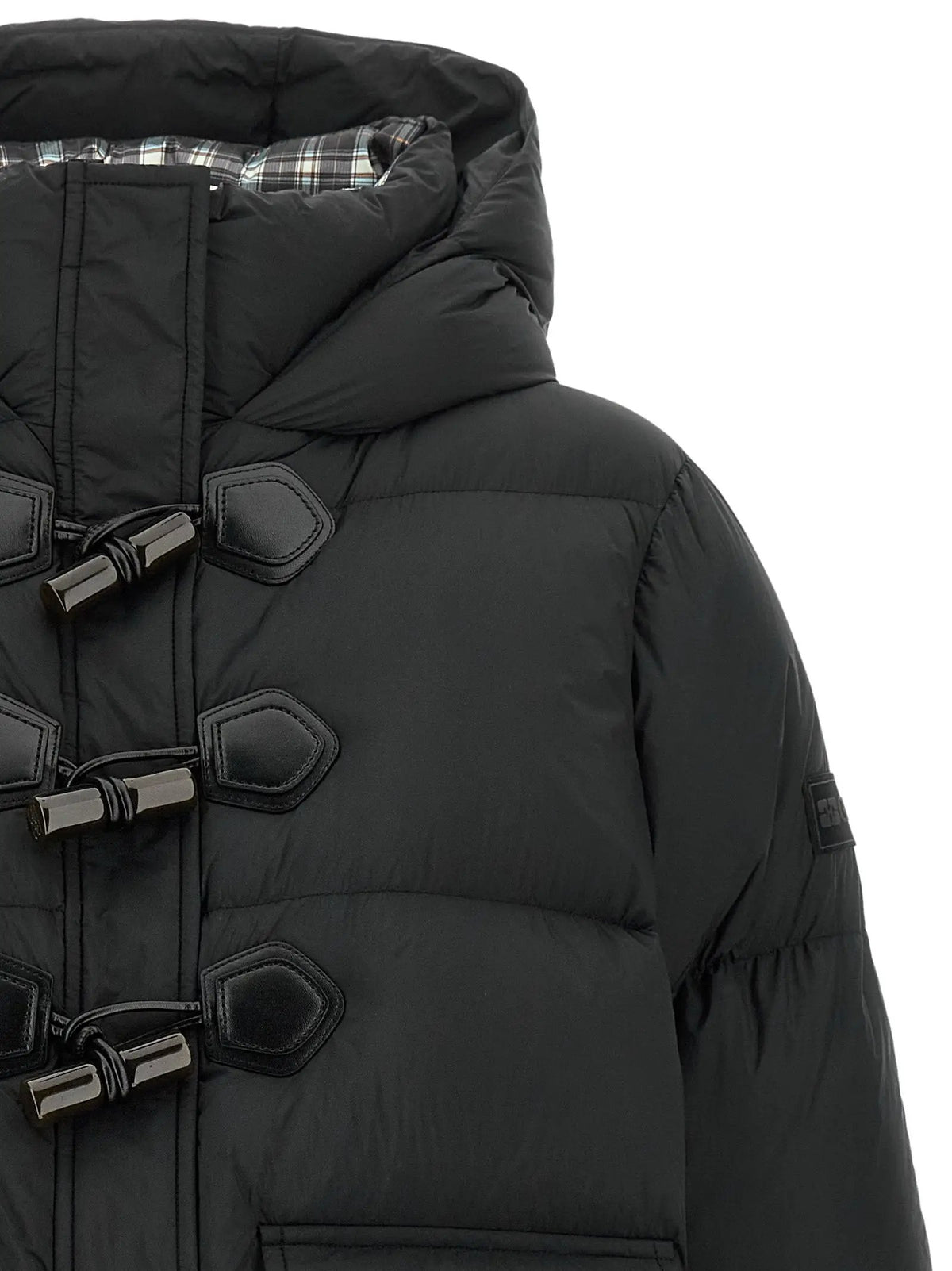 Ganni Black Polyamide Full-Length Jacket