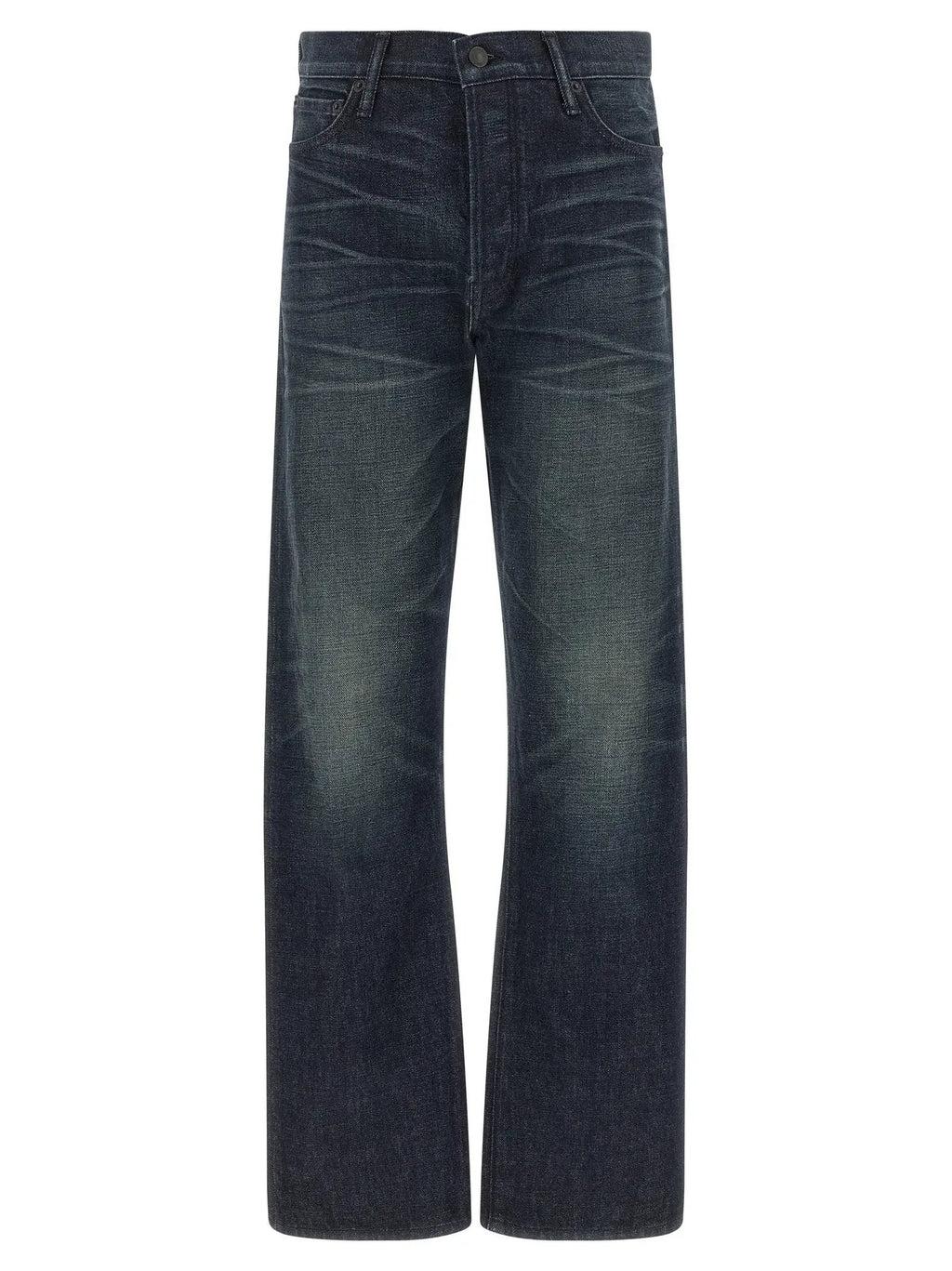 Jean en denim de coton bleu Tom Ford