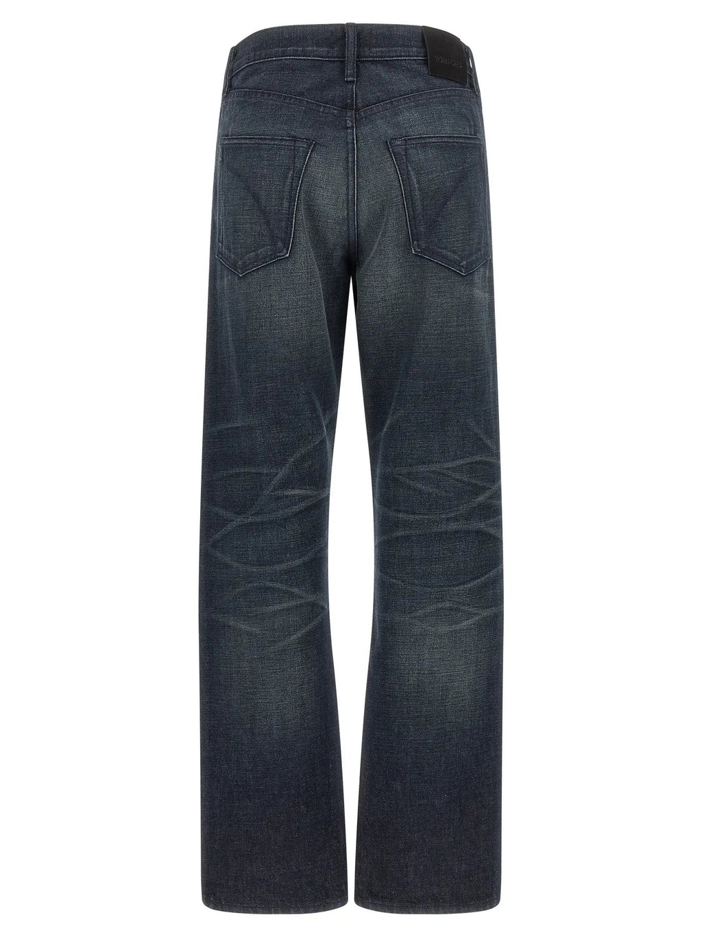 Jean en denim de coton bleu Tom Ford