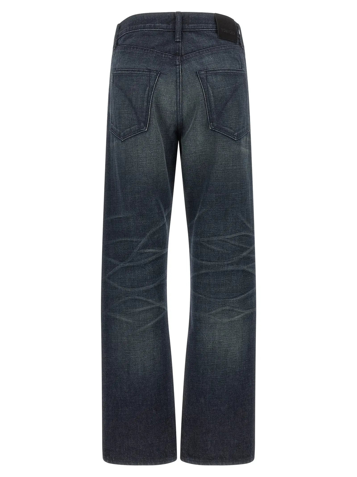Jean en denim de coton bleu Tom Ford