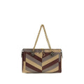 Sac porté épaule Valentino Garavani en cuir nappa et cuir de veau multicolore