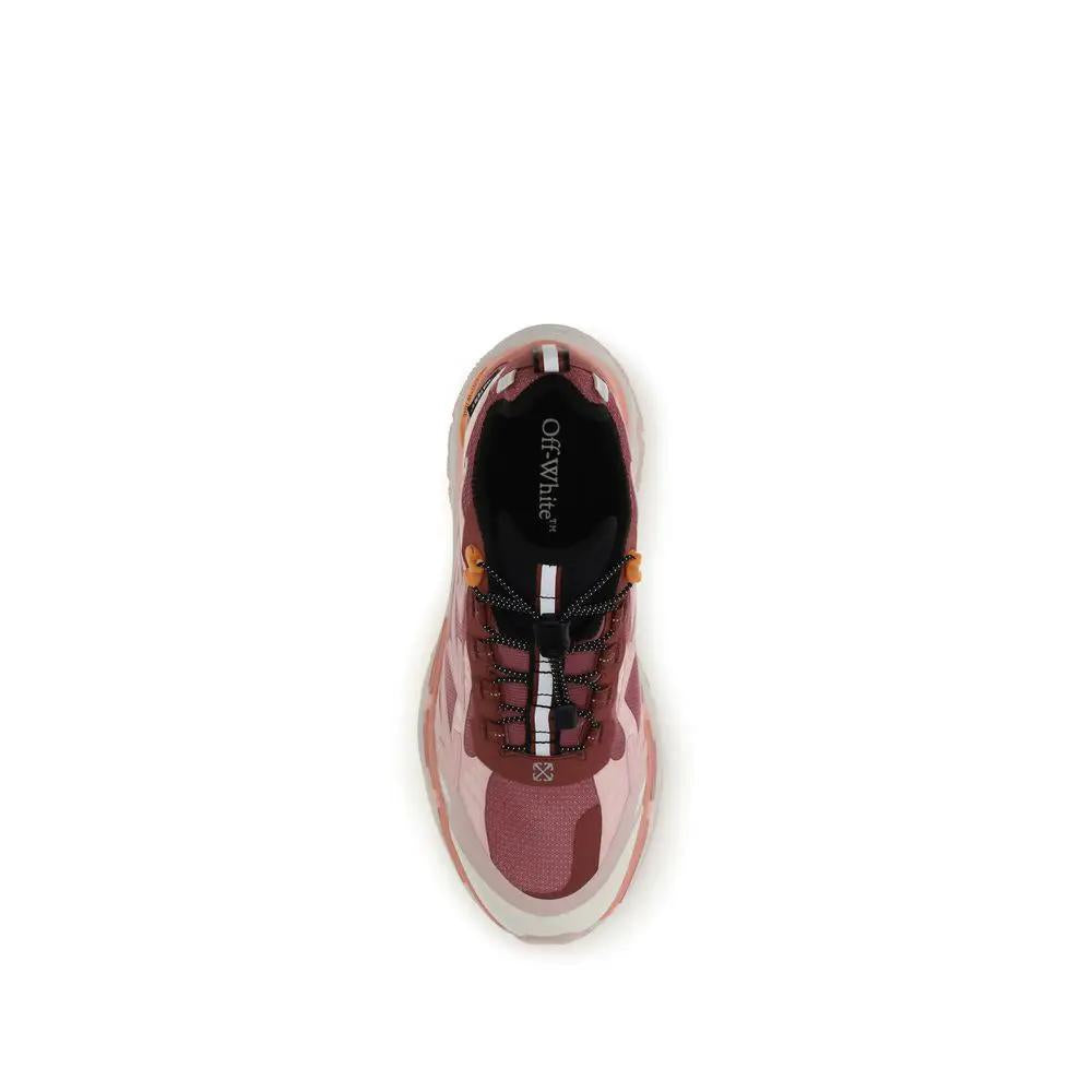 Off-White Multicolor Fabric Athletic Sneakers