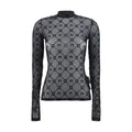 Marine Serre Black Polyamide Pattern Shirt