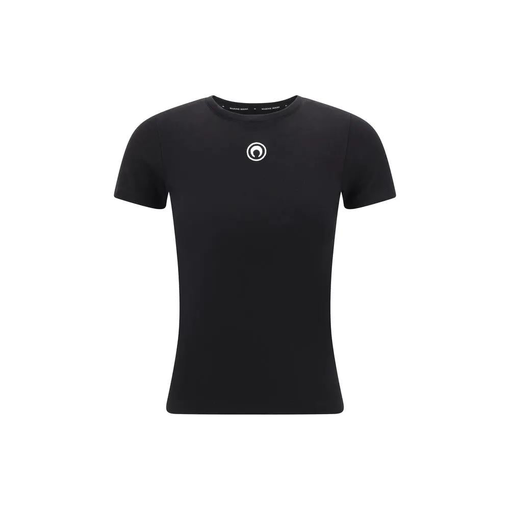 T-shirt noir en coton Marine Serre