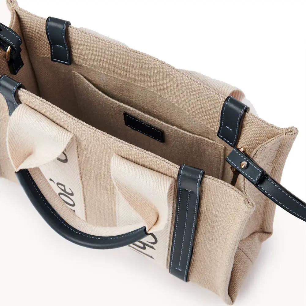 Chloé Chloé Beige Linen Tote Bag
