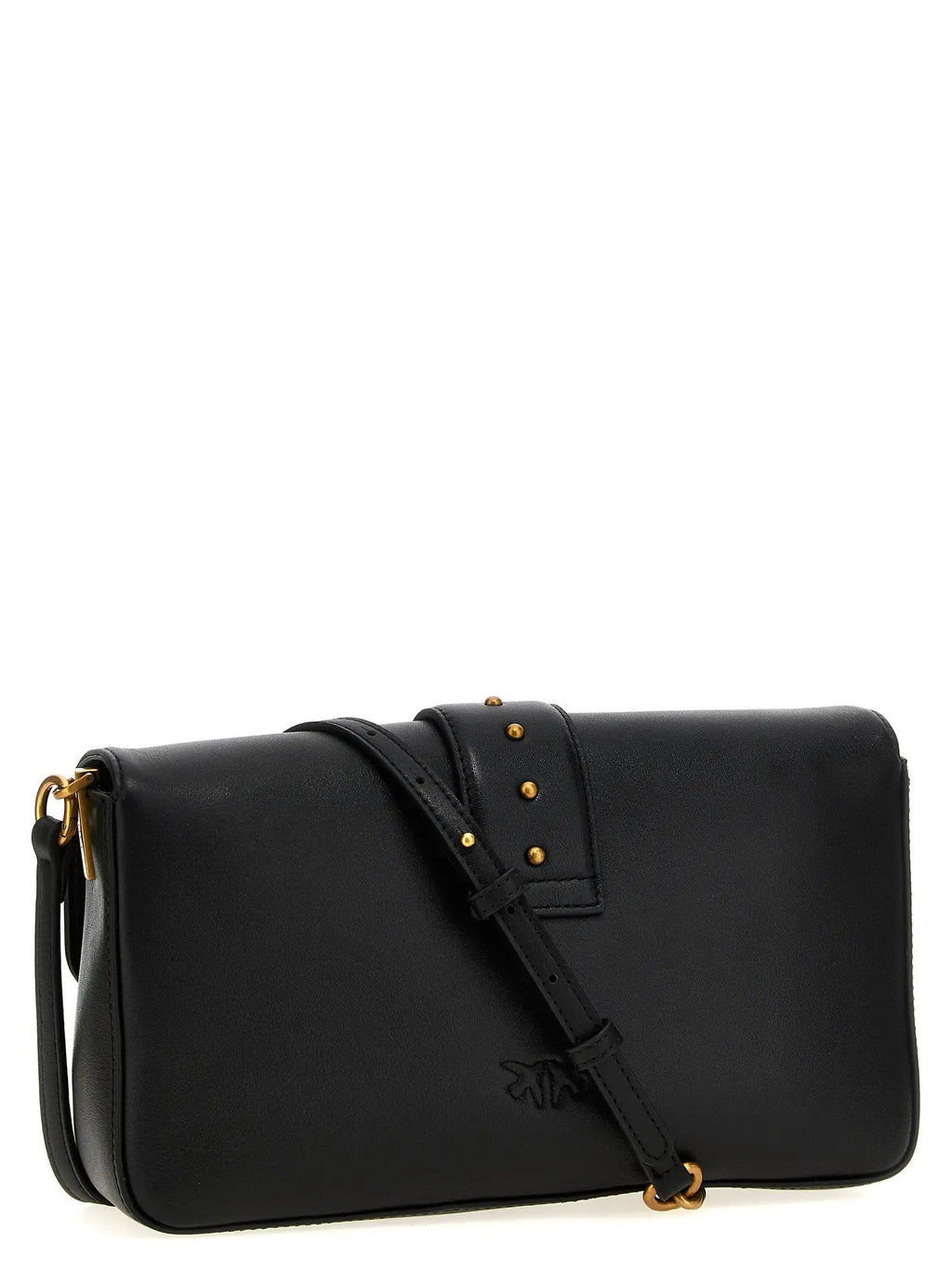 Sac porté épaule PINKO en cuir de veau noir