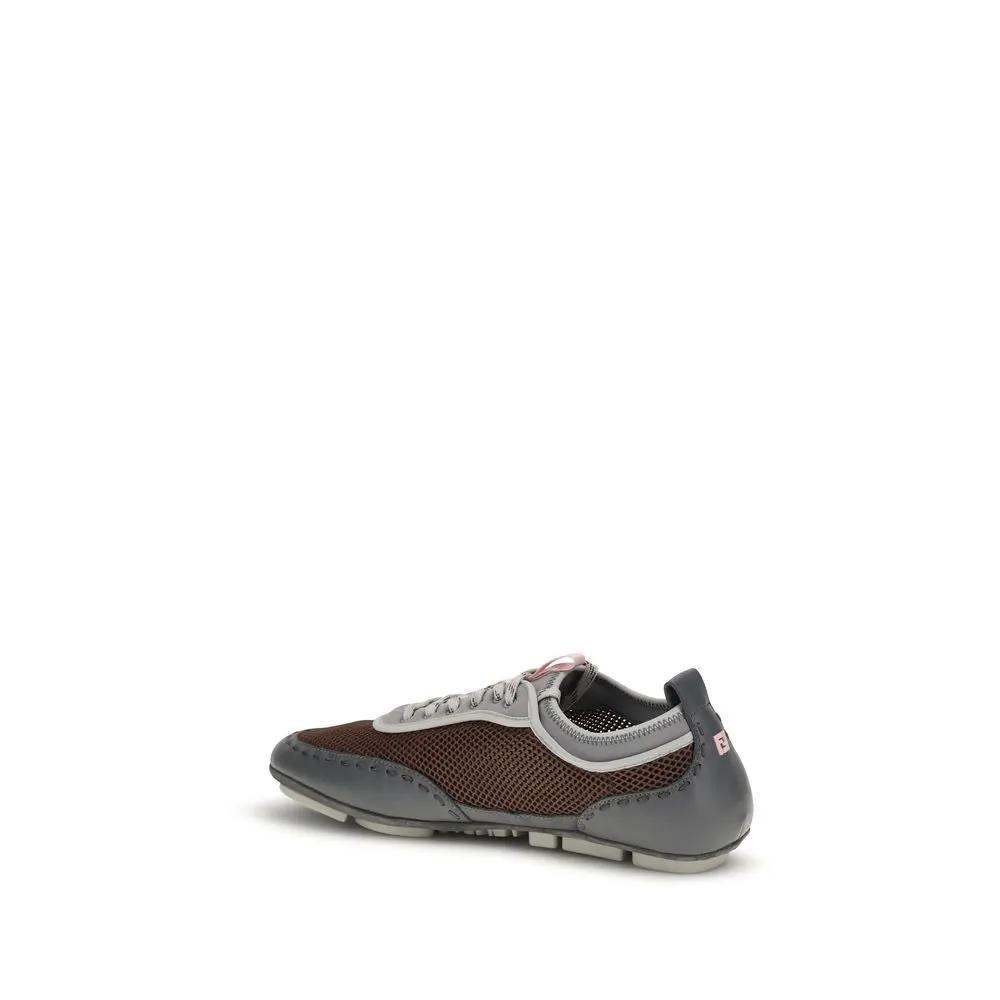 Fendi Fendi Multicolor Calf Leather Bos Taurus Athletic Sneakers