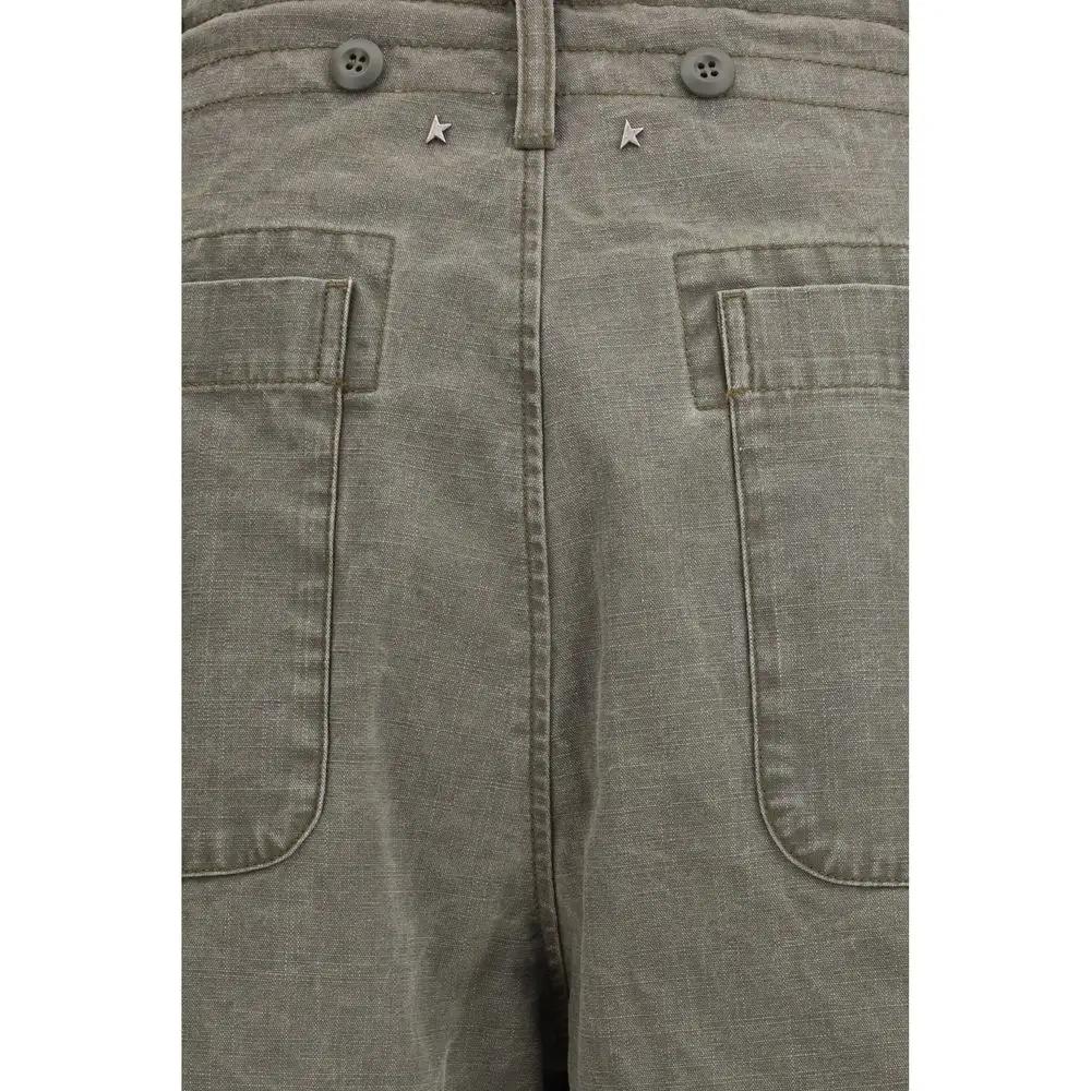 Golden Goose Golden Goose Bicolor Cotton Casual Pants