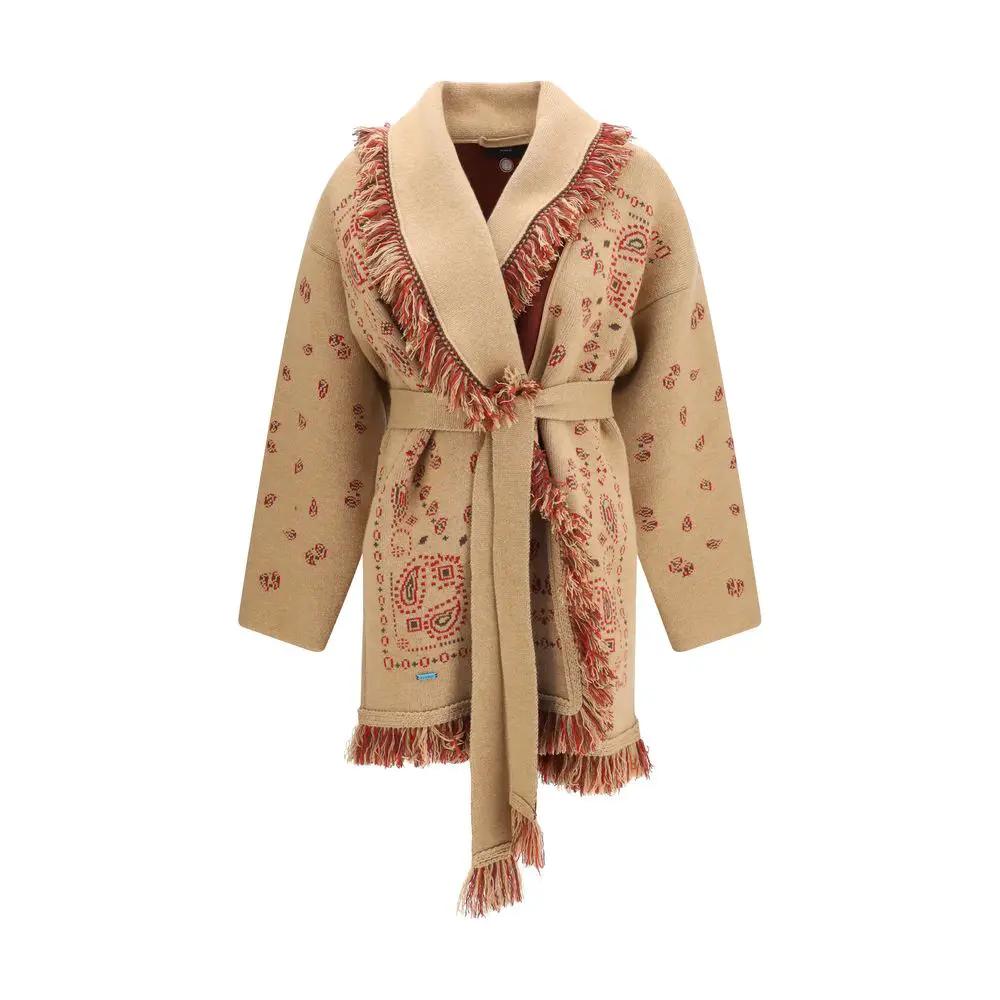 Alanui Alanui Brown Cashmere Cardigan