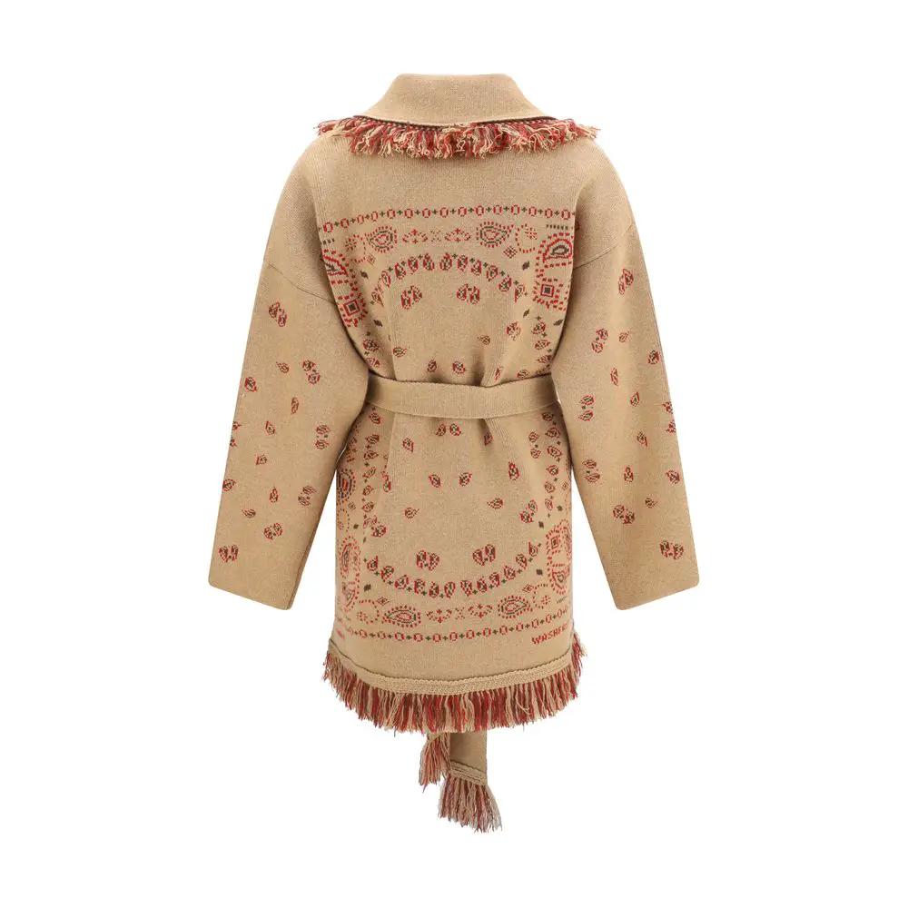Alanui Alanui Brown Cashmere Cardigan
