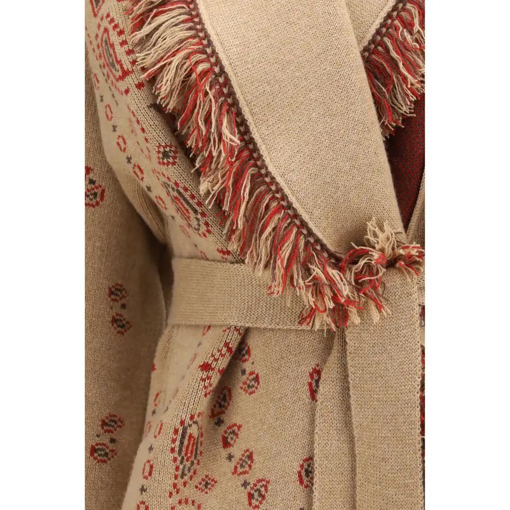 Alanui Alanui Brown Cashmere Cardigan