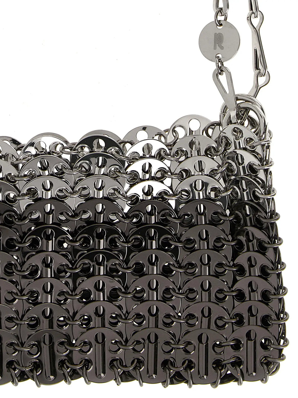 Paco Rabanne Paco Rabanne Silver Stainless Steel Shoulder Bag