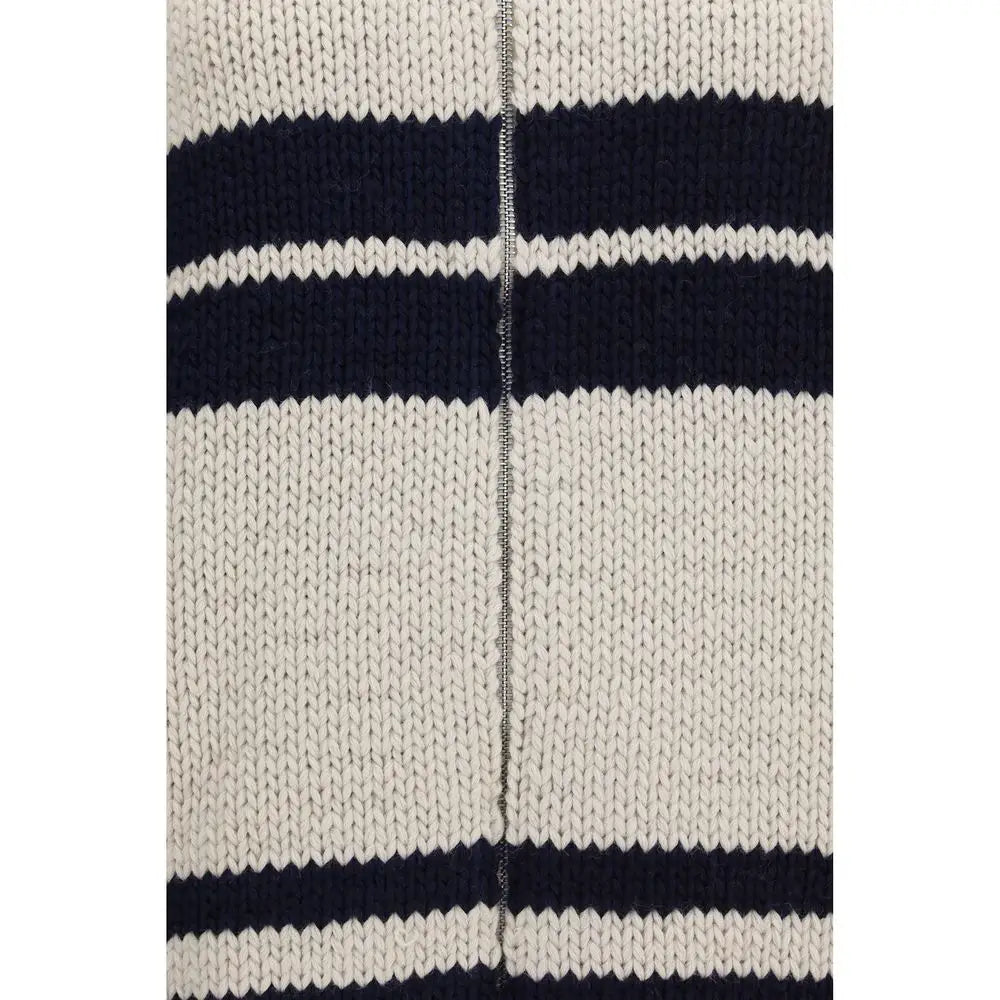 Prada Beige Wool Oves Aries Cardigan