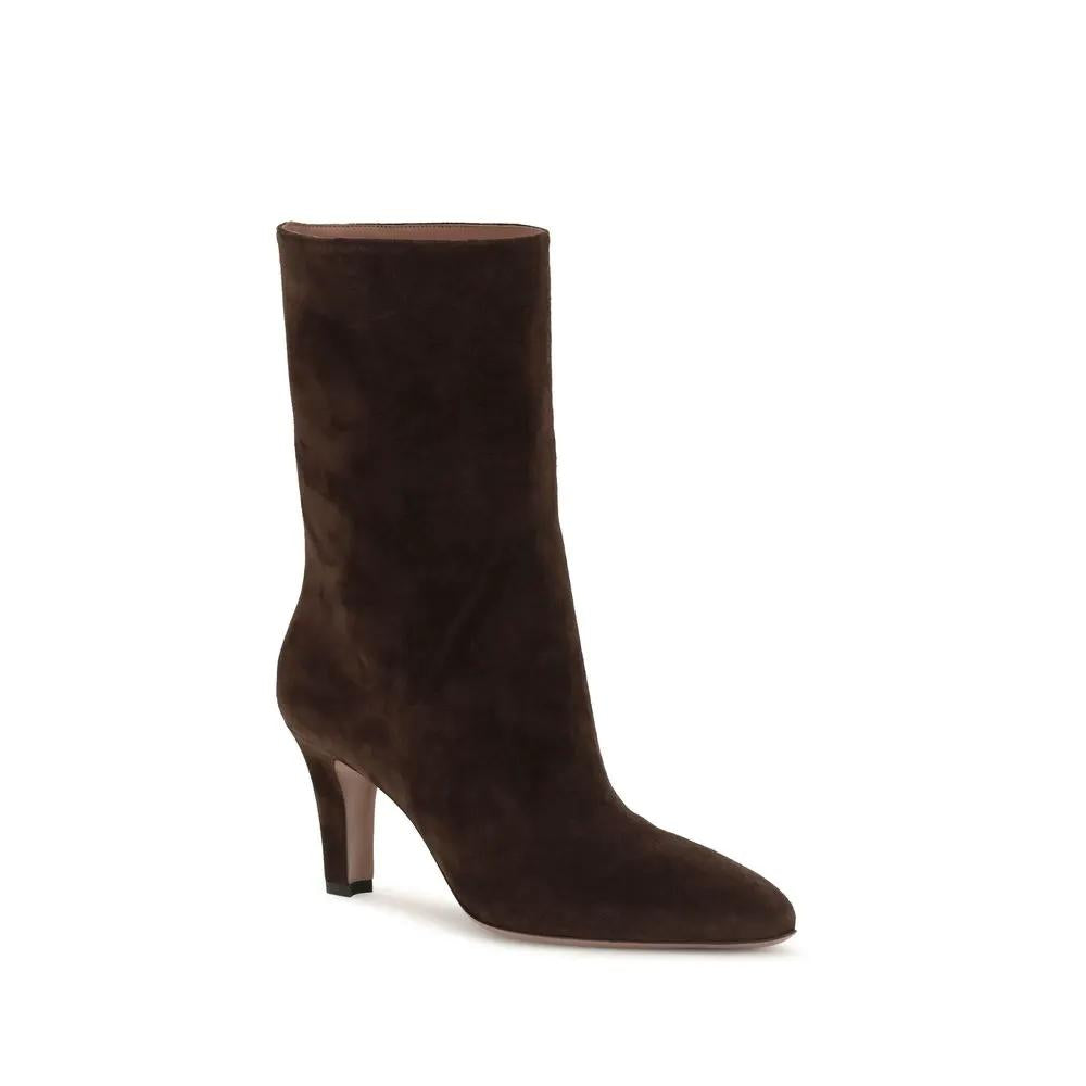 Paris Texas Paris Texas Brown Suede Leather Ankle Boots