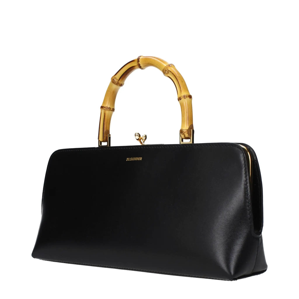 Jil Sander Jil Sander Black Leather Handbag