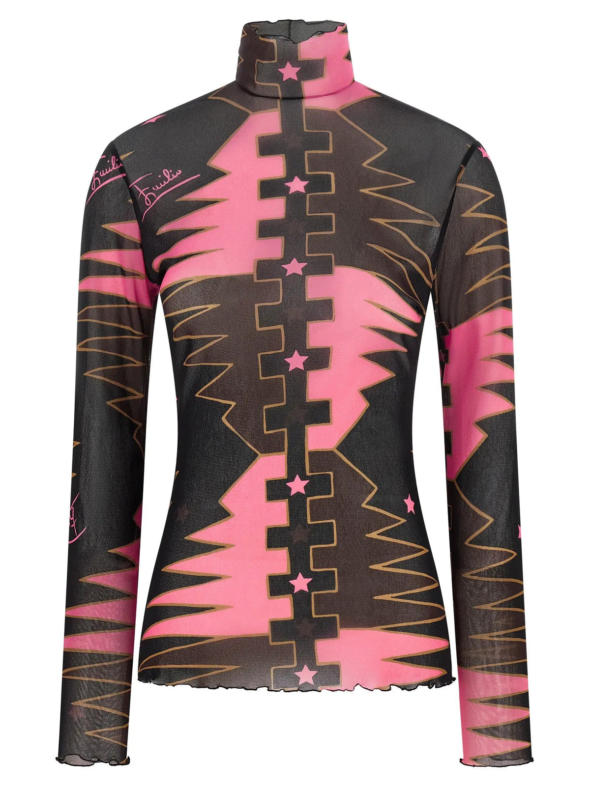 Emilio Pucci Emilio Pucci Multicolor Polyamide Long Sleeve T-Shirt