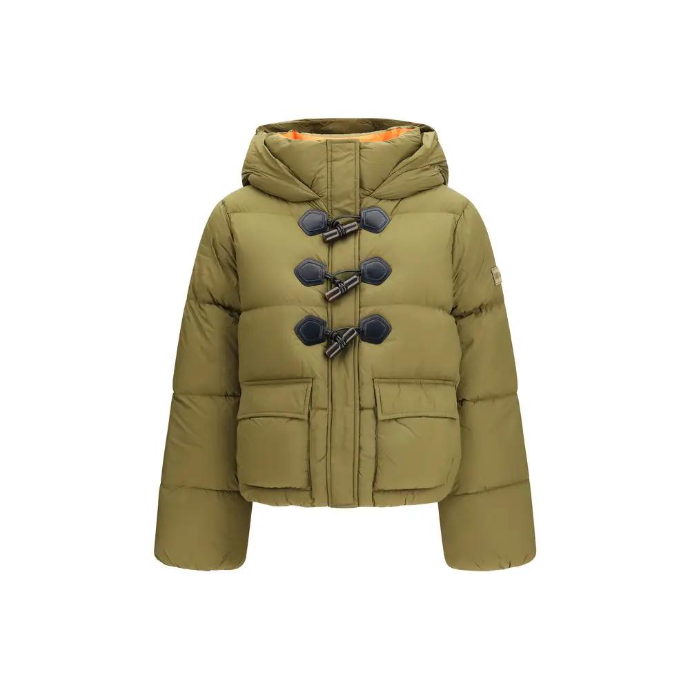 Ganni Ganni Bicolor Nylon Full-Length Jacket