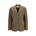Ganni Ganni Brown Recycled Wool Blazer