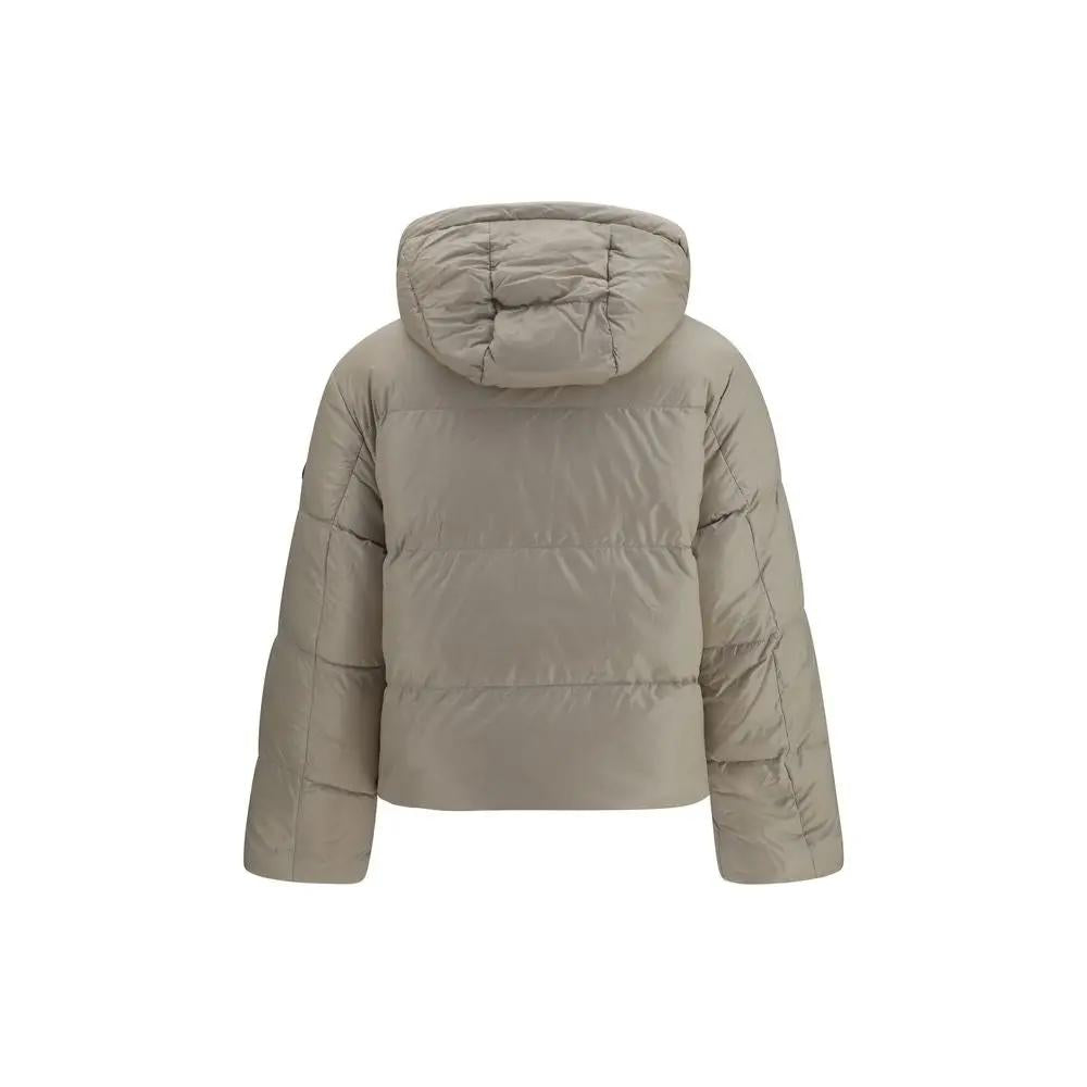 Moose Knuckles Moose Knuckles Beige Nylon Full-Length Jacket
