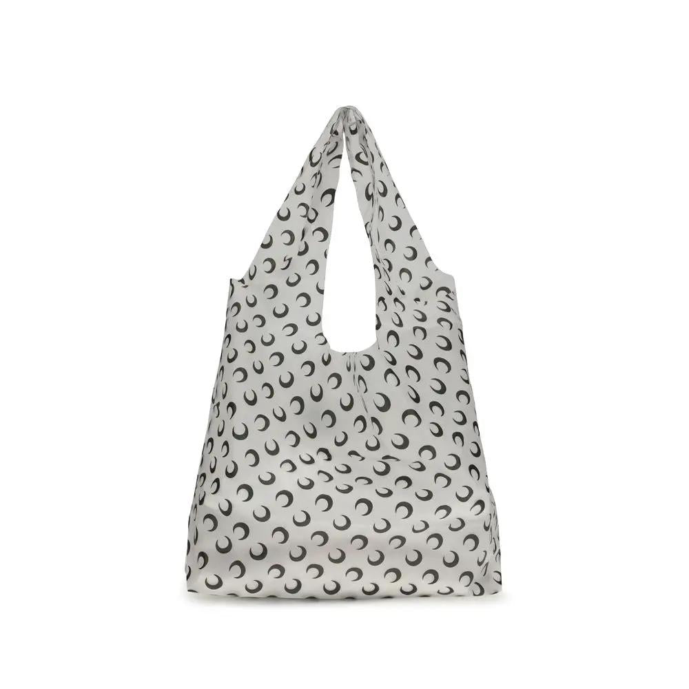 Marine Serre Marine Serre White Polyurethane Shoulder Bag