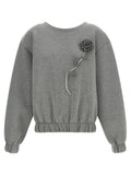 Giuseppe Di Morabito Giuseppe Di Morabito Gray Viscose Sweatshirt