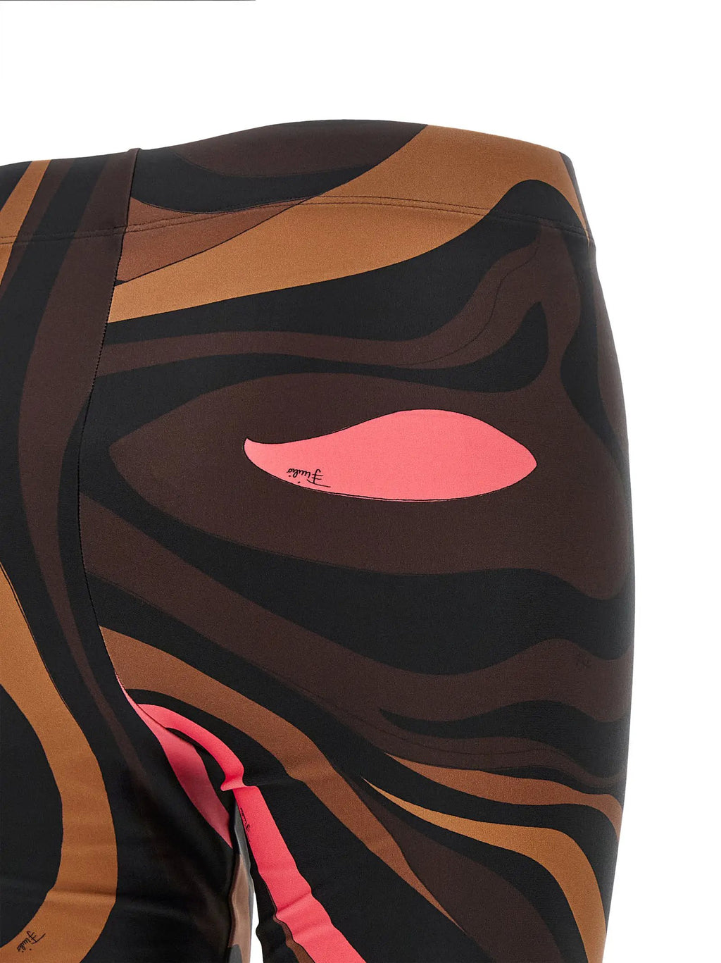 Emilio Pucci Emilio Pucci Brown Polyamide Leggings