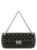 Valentino Garavani Valentino Garavani Black Goatskin Shoulder Bag