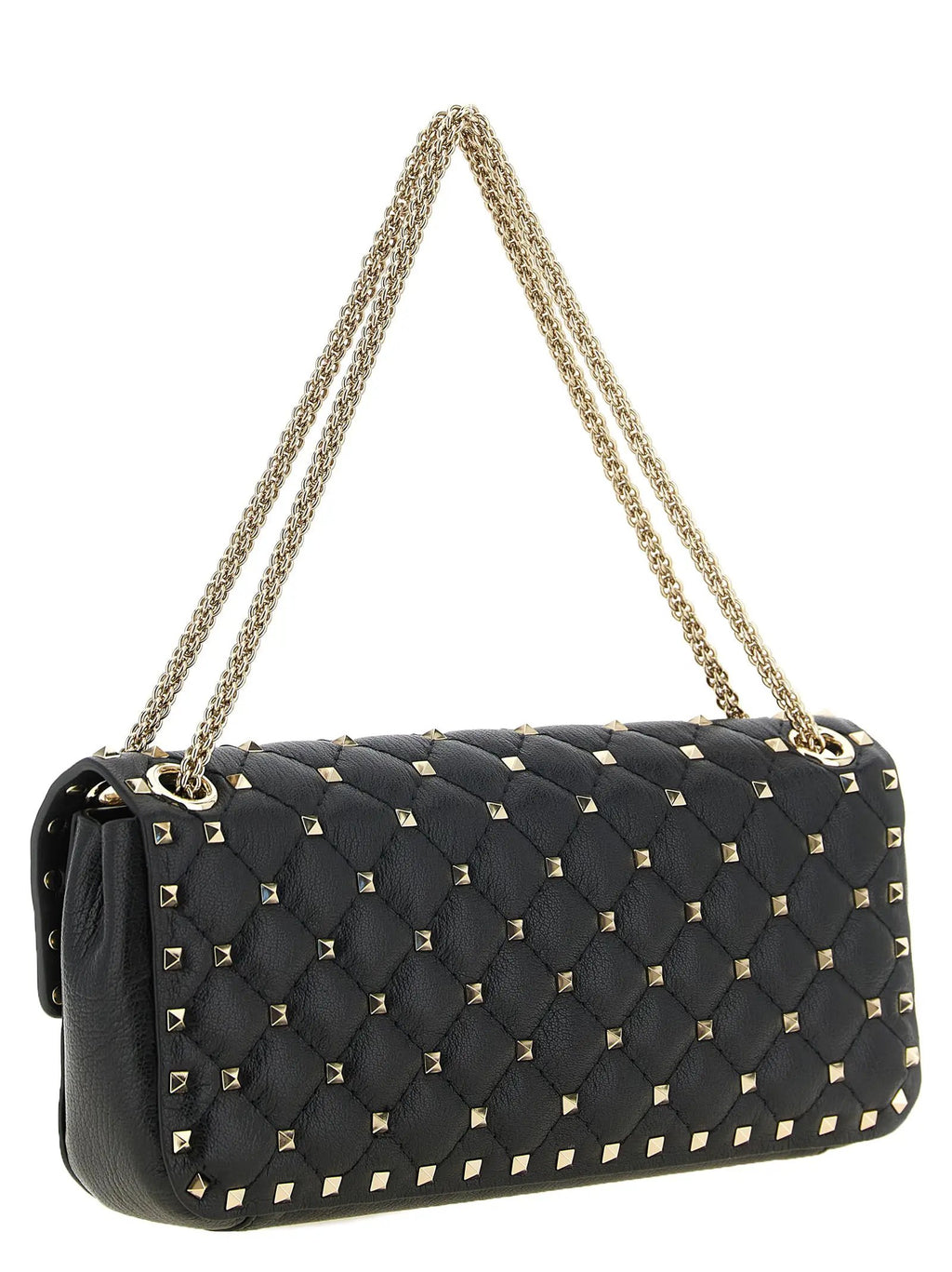 Valentino Garavani Valentino Garavani Black Goatskin Shoulder Bag