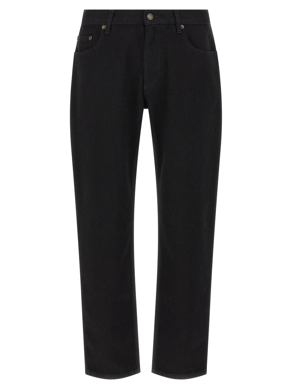 Burberry Burberry Black Cotton Straight-Leg Jeans