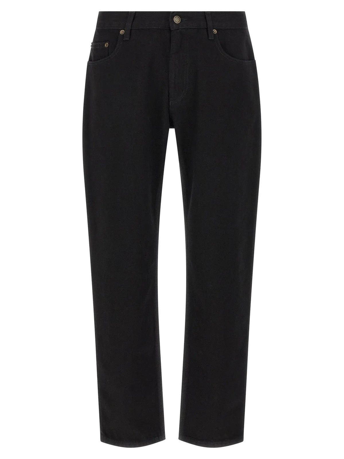 Burberry Burberry Black Cotton Straight-Leg Jeans