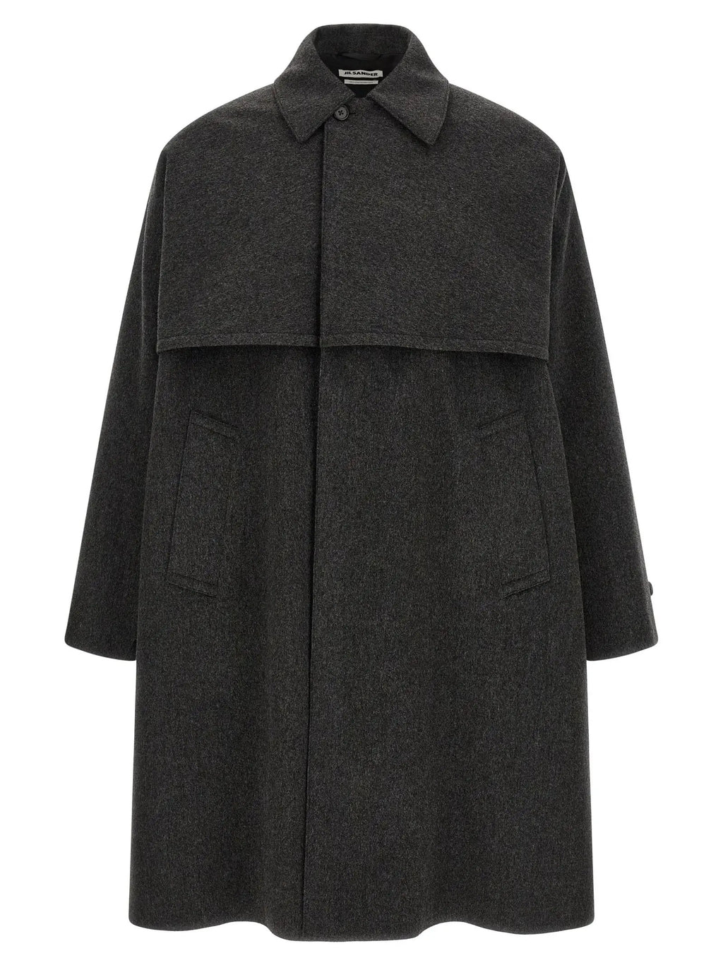 Jil Sander Jil Sander Gray Wool Coat