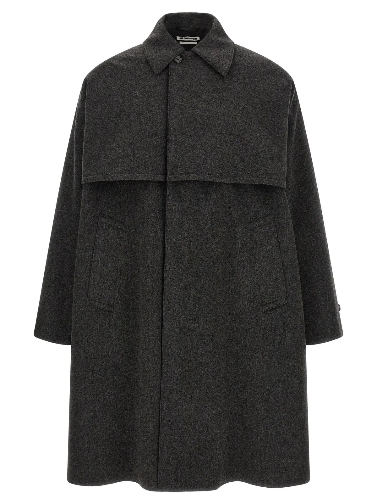 Jil Sander Jil Sander Gray Wool Coat