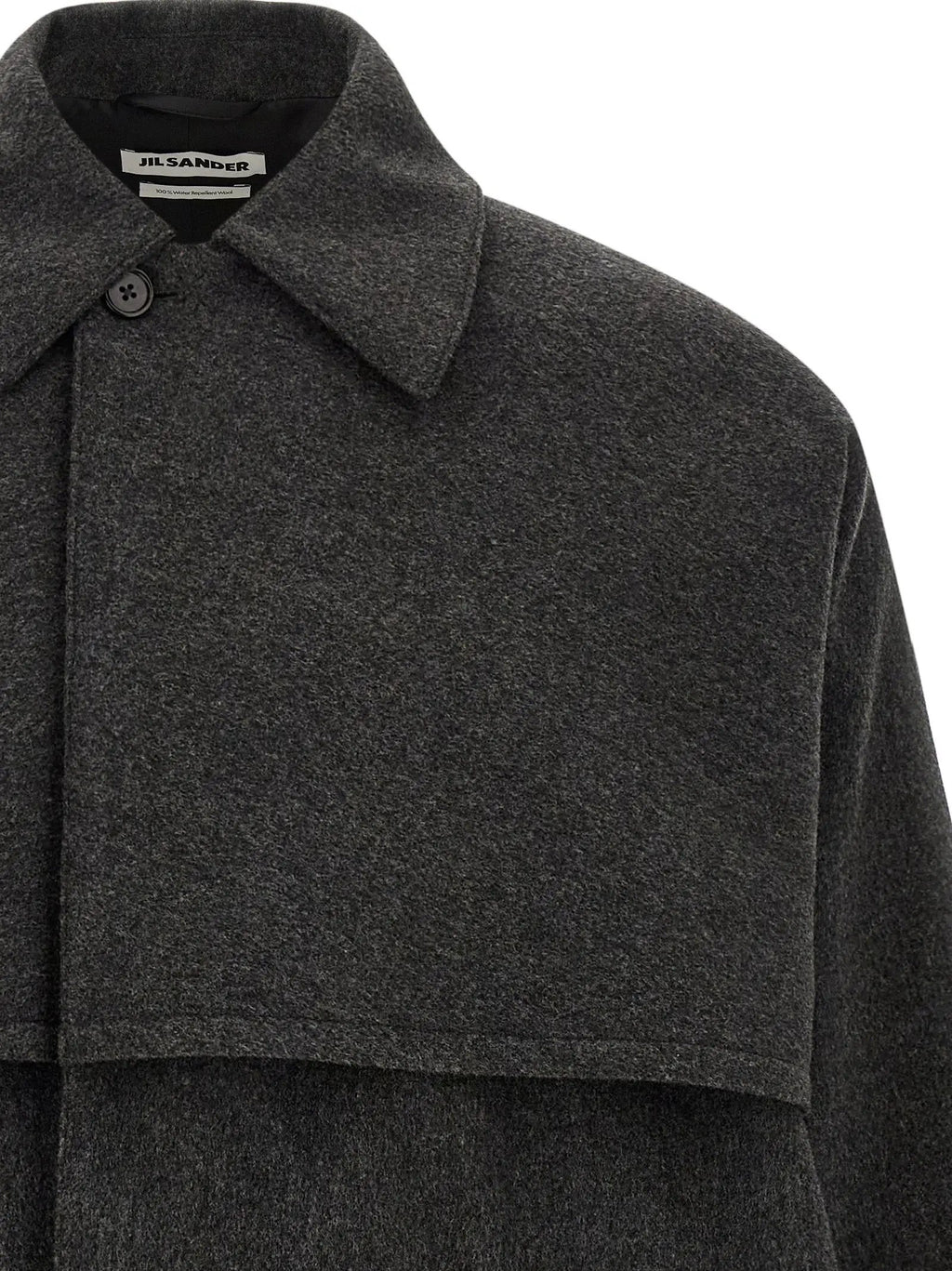 Jil Sander Jil Sander Gray Wool Coat