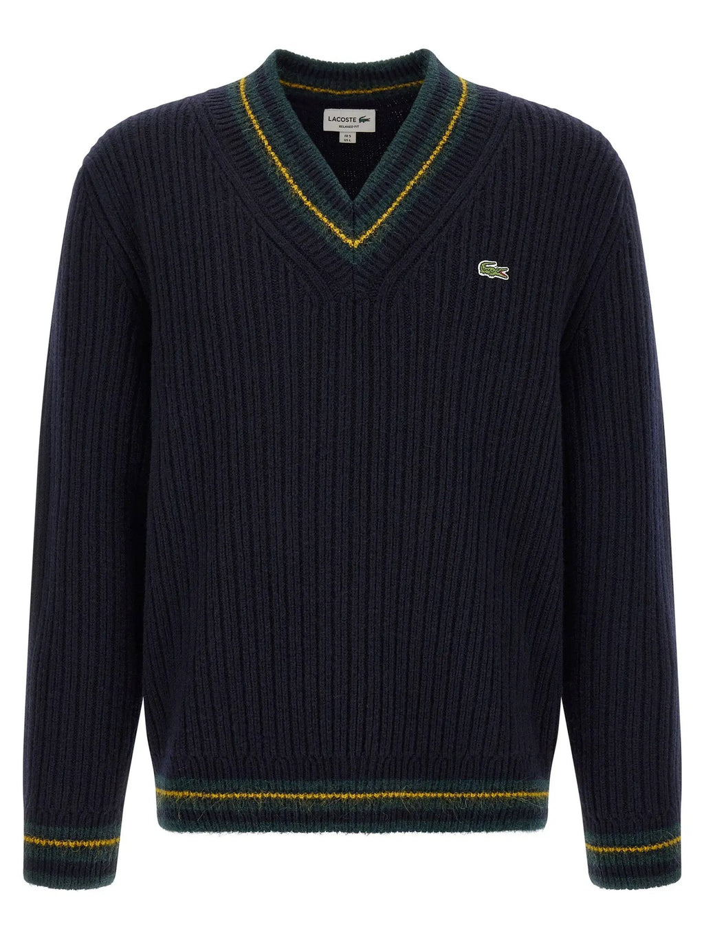 Lacoste Lacoste Blue Wool Cardigan