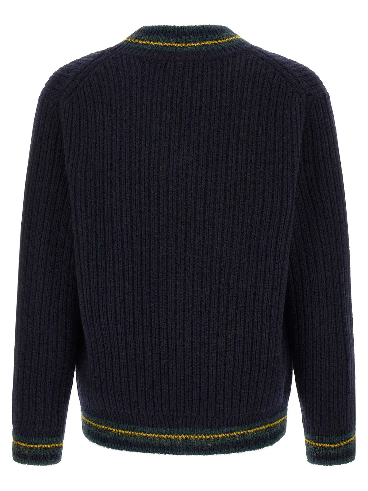 Lacoste Lacoste Blue Wool Cardigan