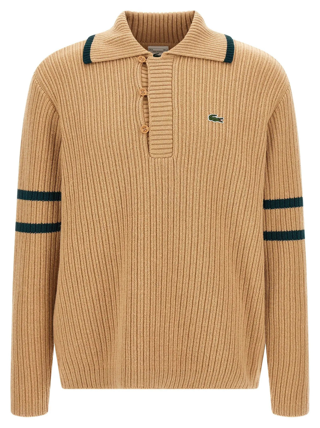 Lacoste Lacoste Beige Wool Cardigan